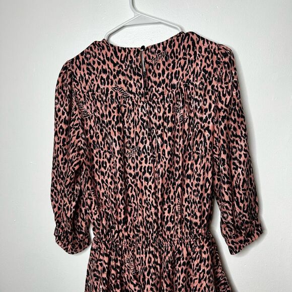 Zadig & Voltaire Pink Rooka Squeleton Mini Dress Size S Designer Runway Animal - Picture 7 of 15